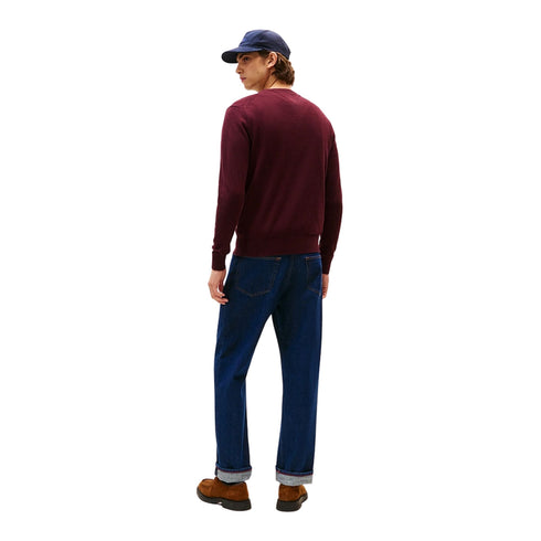 Tommy Hilfiger Felpa girocollo Maglia Uomo a girocollo in tinta unita Tommy Hilfiger S A25-TOMMY HILFIGERMW28046-XIH-S - Francavilla Moda
